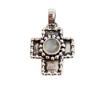 CRUZ DE PRATA GRANITOS E PEDRA LUA