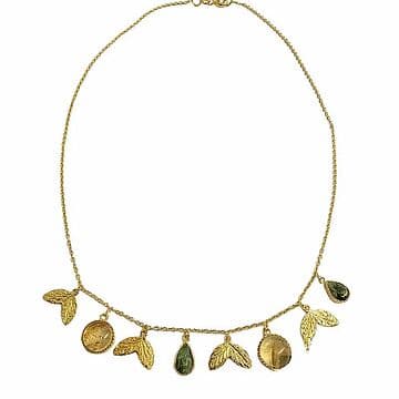 COLAR OURO 19.2KT COM TURMALINAS E CITRINOS - Preço sob consulta